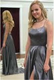A-Line Simple Stunning Long Prom Dresses Formal Evening Gowns HZ1023