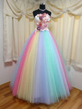 Sweetheart Ball Gown Beading Dress,Custom Made,Party Gown,Cheap Prom Dress HZ1023