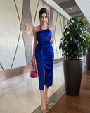 Royal Blue Slit Prom Dress Evening Dress HZ1023