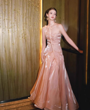 Stunning Pink A Line Sweetheart Neck Satin Prom Dress Evening Dress 16th Birthday Dress HZ1023