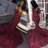 Long Evening Dresses Mermaid Black Girl Prom Dress HZ1023