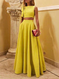 2 Pieces Evening Dress Prom Dress HZ1023