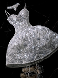 Shiny A Line Spaghetti Strap Rhinestone Tulle Short Prom Dress Graduation Prom Dress HZ1023