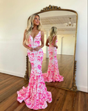 New Style Mermaid Prom Dresses Fashion Evening Dresses HZ1023