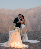 Simple Mermaid Spaghetti Strap Corset Appliques White Satin Long Wedding Dress HZ1023