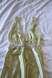 Vintage Style Sage Green Long Prom Dress Sexy Party Dress HZ1023