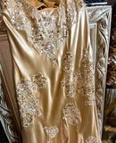 Charming Mermaid Spaghetti Strap Sequin Lace Satin Long Prom Dress Evening Dress HZ1023