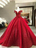 ball gown prom gowns, cheap graduation party dresses for teens HZ1023