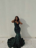 Black Girl Prom Dresses Long Mermaid Prom Dresses HZ1023