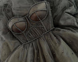 Sparkly Long Prom Dress with Beading ,School Dance Dresses ,Fashion Winter Formal Dress HZ1023