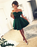 Short Prom Dresses Green Homecoming Dress HZ1023
