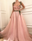 Gorgeous Unique Prom Dresses,A-line prom dress,tulle prom HZ1023