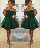 Short Prom Dresses Green Homecoming Dress HZ1023