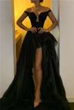 Sexy Black Prom Dresses Long Prom Dresses HZ1023