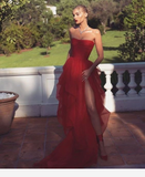 Red Prom Dresses HZ1023