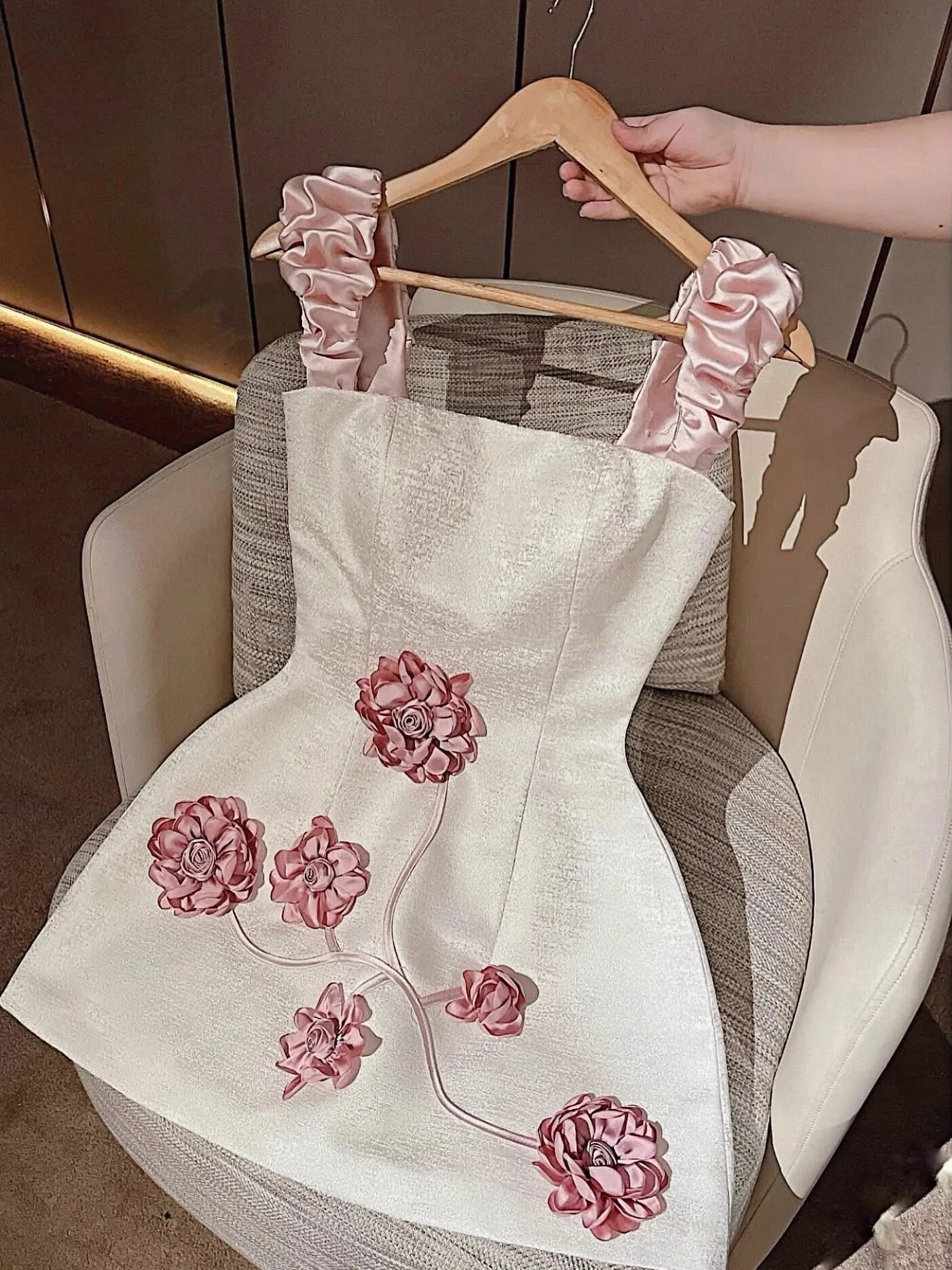 Simple A Line Square Floral Short Formal Homecoming Dresses Party Graduation Dress Hoco Dresses HZ1121