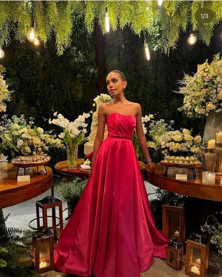 Elegant A line Sweetheart Pink Long Prom Dresses Party Dress 21st Birthday Outfits Graduation Dresses HZ1121