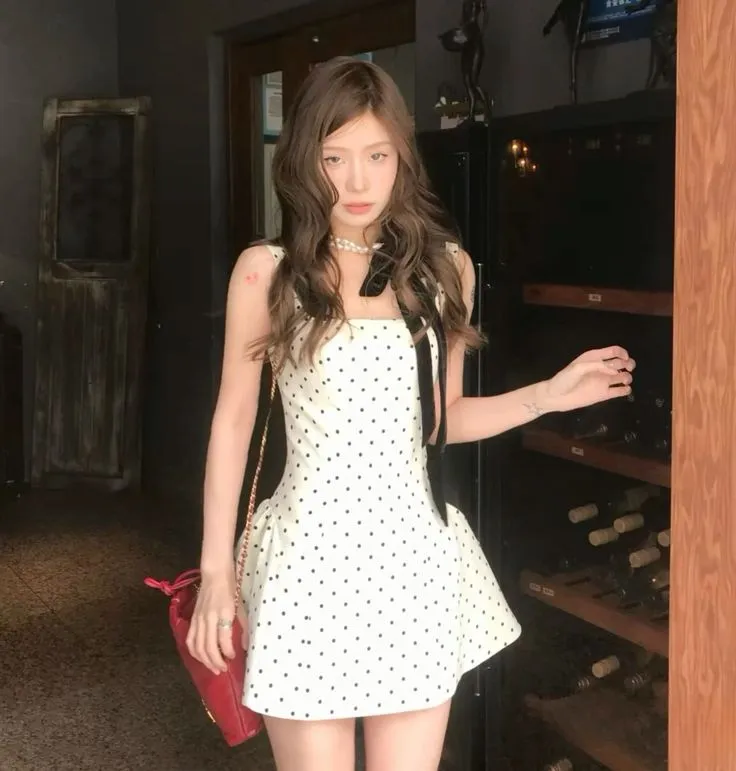 Pretty A line Square Black Polka Dots Formal Homecoming Dresses Short 21st Birthday Outfits Graduation Dress Mini Cocktail Dresses HZ1121