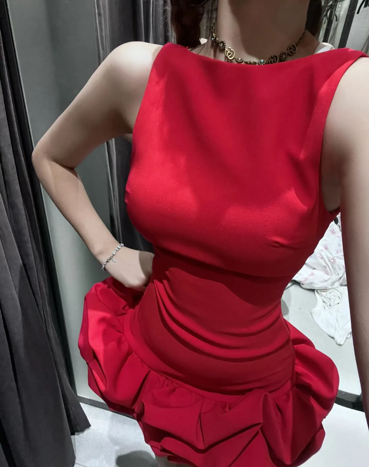 Sexy Sheath Scoop Neck Red Short Homecoming Dress Summer Hoco Dresses Mini Cocktail Dress HZ1121