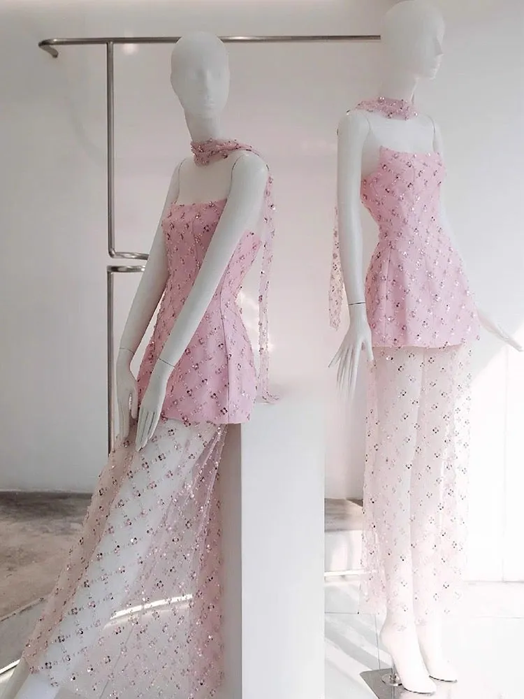 Unique A line Strapless Pink Lace Formal Homecoming Dresses 8th Grad Dance Graduation Dress Short Hoco Dresses HZ1121